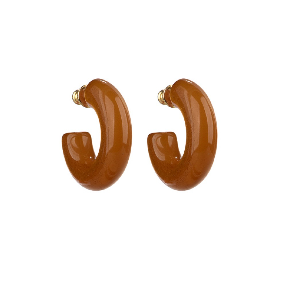 CAMPS & CAMPS | Tiny pearly golden hoops